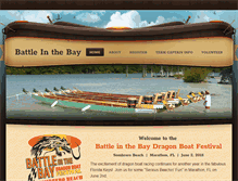 Tablet Screenshot of battleinthebaydragonboat.com